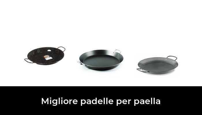 80 cm Padella per paella smaltata Vaello/' colore: Nero