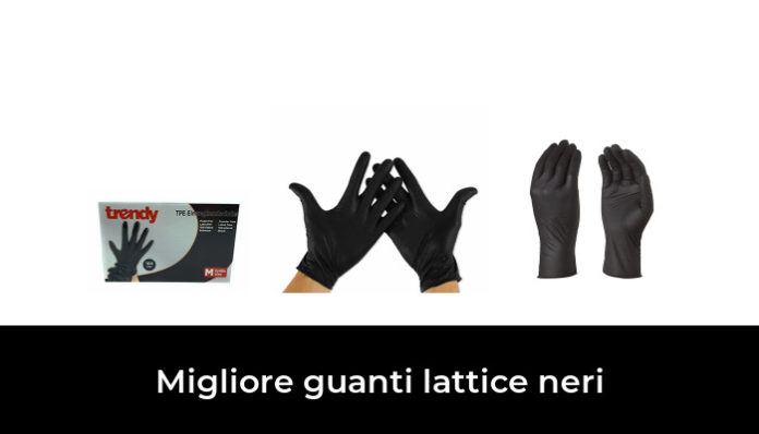 guanti in lattice neri ebay