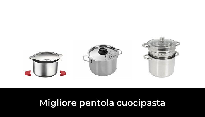 Pentola Cuocipasta In Acciaio Inox Senza Nickel - Con Coperchio Forato E Presine, 20 Cm, Per Induzione - Foto 10