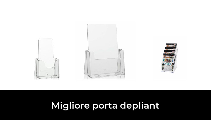 Taymar Portadepliant DIN A5, Scatola Per Depliant Con Coperchio - 10