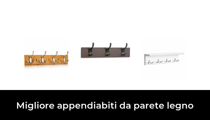 Appendiabiti Da Parete In Legno Di Pino Invecchiato Bianco Calce Con 4 Ganci Per Chiavi E Lettere - Per Ingresso, Cucina E Corridoio