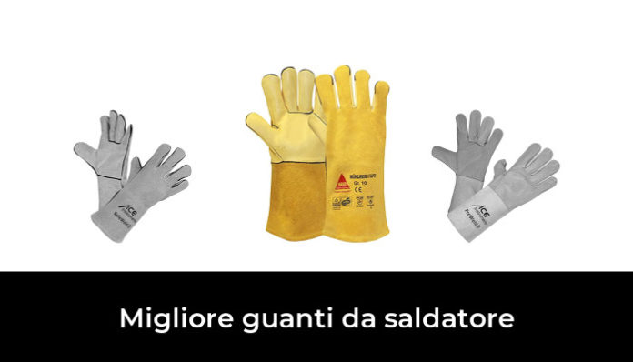 Guanti Da Saldatore In Pelle Taglia L - Protettivi Con Manicotto Sicurezza Per TIG E Lavori Pesanti - Foto 7