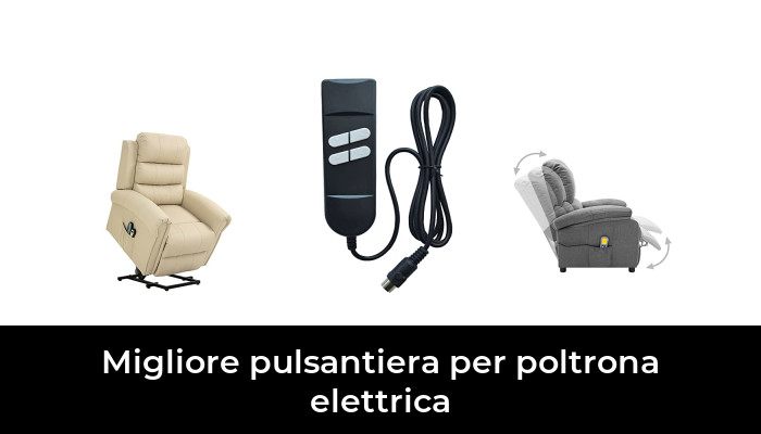Telecomando Manuale A 2 Pulsanti E 8 Pin Per Poltrone Elevabili – Sostituzione Con Cavo A Spirale