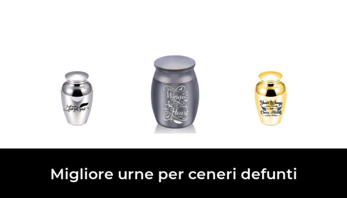 Trupoint Memorials Set Di 4 Urne Ricordo In Madreperla Per Ceneri Umane - Alte 7 Cm, In Ottone Con Scatola E Sacchetti Di Velluto - Ricordo Commemorativo Per Familiari