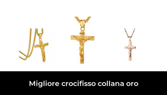 Collana Croce Cristallo Choker Gotico – Pendente Pave Con Zirconi Tono Oro – Gioiello Religioso A Catena Per Donna – Regalo Idea