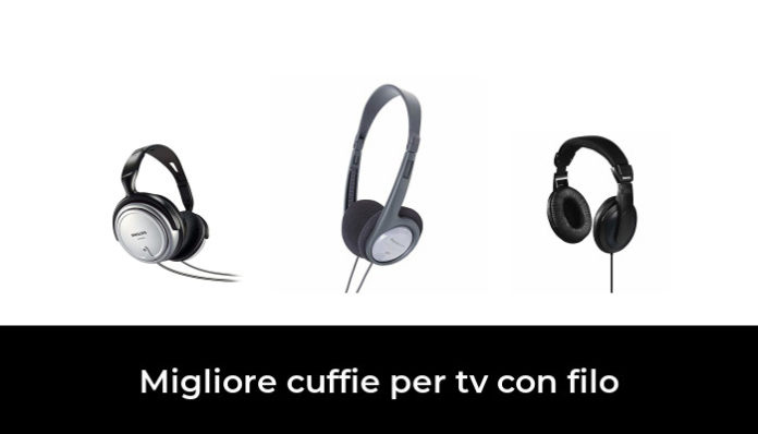 Cuffie TV Philips SHP2500 - Cavo Da 6 Metri, Controllo Volume, Padiglioni Over-Ear, Isolamento Rumori