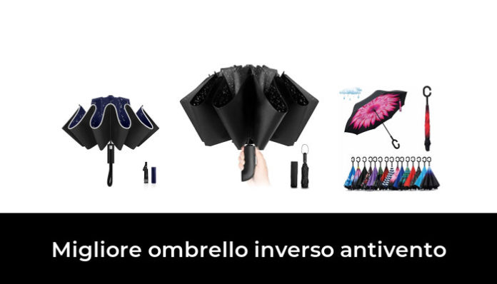 Ombrello Inverso Automatico Antivento Lost Deer - Pieghevole Grande 10 Stecche, Diametro 105cm, Scegli Tra 10 Colori