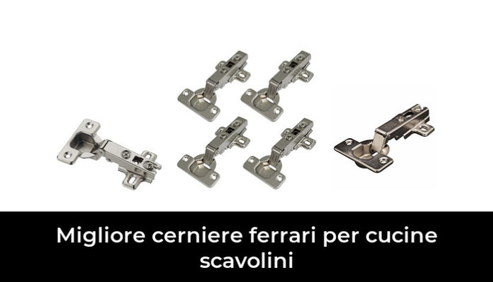 Set 10 Cerniere + Basette Per Ante Armadio - Diametro 35mm, Angolo 110&deg;, Regolabili